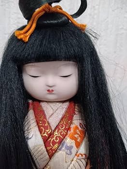 Amazon | 日本人形 木目込み 姫人形 レトロ アンティーク | 人形